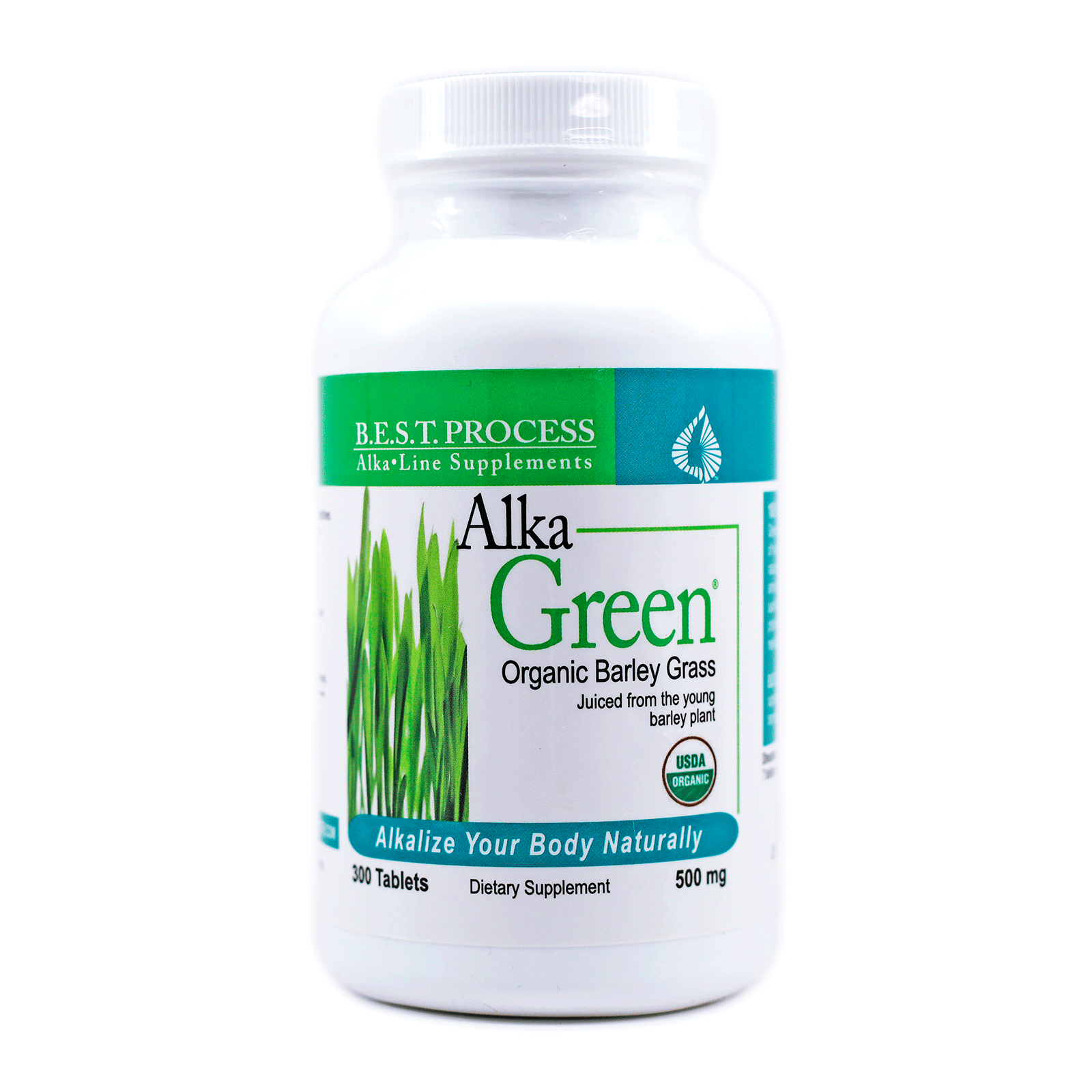 Alka•Green® Tablets bottle front label