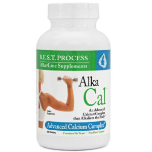 Front of Alka-Cal Bottle