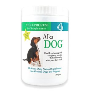 Alka Dog™ bottle front label