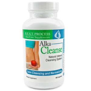 Alka-Cleanse Front of Bottle