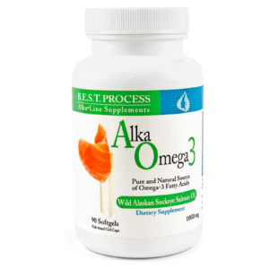 AlkaOmega3 Front of Bottle